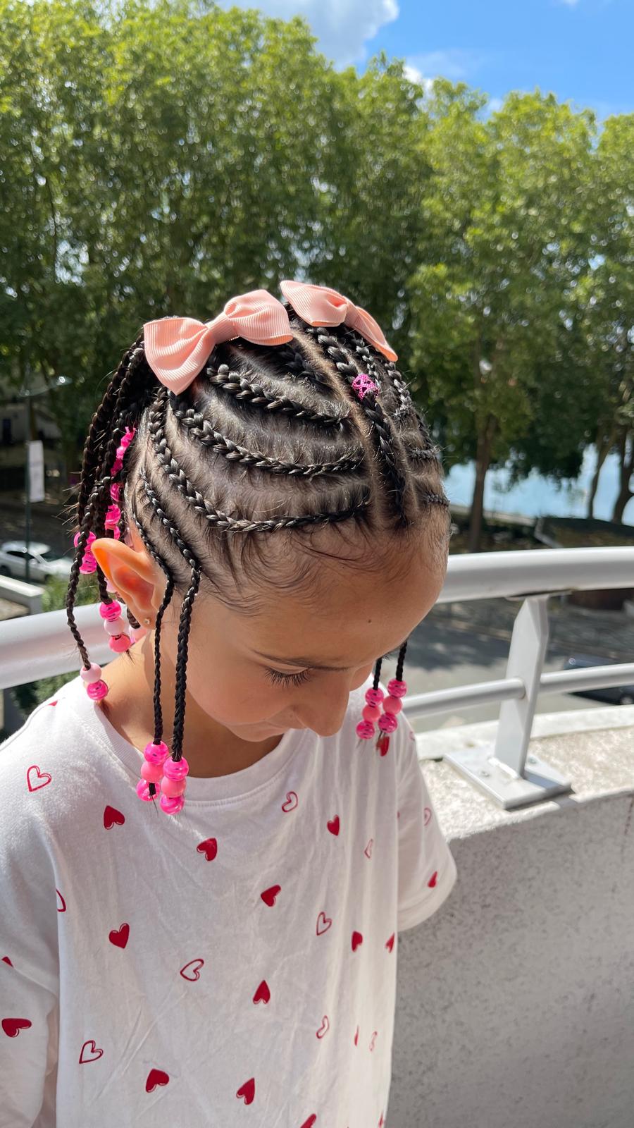 Tresses enfant - Coiffure afro domicile H SEPHA Paris